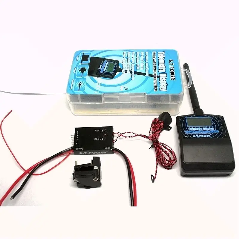 GT Power wireless real-time monitor multi function 4 in 1 Telemetry Display current voltage alarm temperature rpm
GT Power wireless real-time monitor multi function 4 in 1 Telemetry Display current voltage alarm temperature rpm