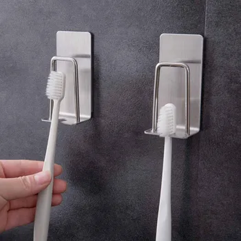 1Pcs Stainless Steel Rustproof Toothbrush Holder Toothpaste Holder Wall Mounted Suction Storage Rack Hanger Bathroom Accessories
1Pcs Stainless Steel Rustproof Toothbrush Holder Toothpaste Holder Wall Mounted Suction Storage Rack Hanger Bathroom Accessories