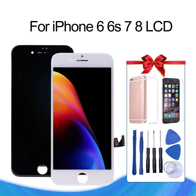 Grade AAA for iPhone 6 Display LCD Touch Digitizer Assembly Screen Replacement Ecran for iPhone 8 LCD Pantalla with Free Gifts
Grade AAA for iPhone 6 Display LCD Touch Digitizer Assembly Screen Replacement Ecran for iPhone 8 LCD Pantalla with Free Gifts