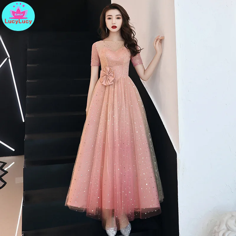 2019 summer new women's Korean version of the fairy fantasy pink party temperament was thin dress female
2019 summer new women's Korean version of the fairy fantasy pink party temperament was thin dress female