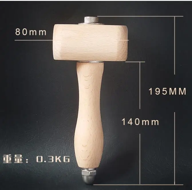 Leather carving printing installation Mallet Wood handle chopper DIY handmade engraving hammer art tool
Leather carving printing installation Mallet Wood handle chopper DIY handmade engraving hammer art tool