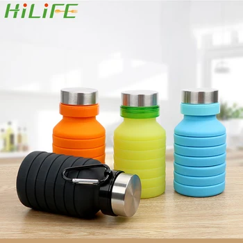 HILIFE 550ml With Lid and Mountaineering buckle Indoor Outdoor Travel Collapsible Bottle Retractable Folding Water Bottle
HILIFE 550ml With Lid and Mountaineering buckle Indoor Outdoor Travel Collapsible Bottle Retractable Folding Water Bottle