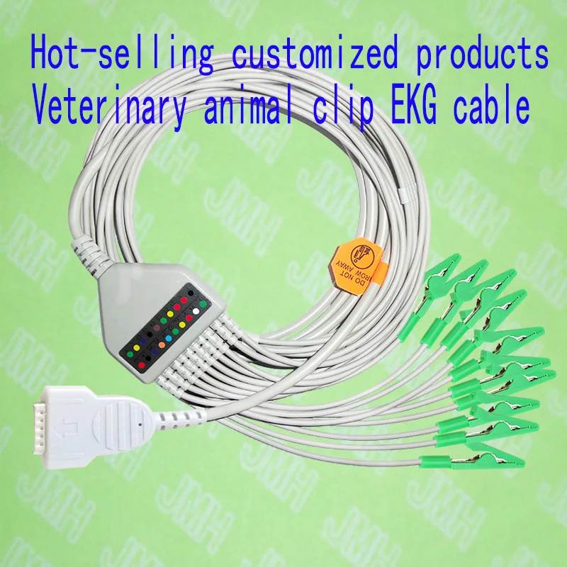 Custom product Compatible Marquette/Hellige MicroSmart, MAC500/1100/1200/1200ST Veterinary animal clip EKG/ECG 10-Lead cable
Custom product Compatible Marquette/Hellige MicroSmart, MAC500/1100/1200/1200ST Veterinary animal clip EKG/ECG 10-Lead cable