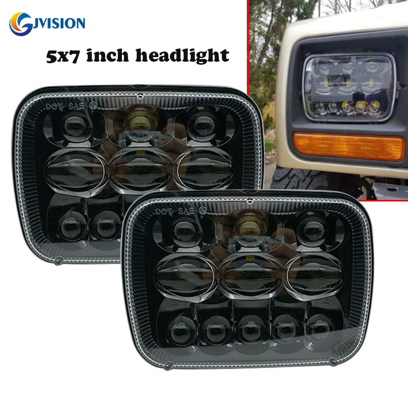 5" x 7" 7x6 Inch LED Rectangular LED Headlight Headlamp Projector Replacement For Jeep Cherokee XJ Wrangler YJ Comanche MJ
5" x 7" 7x6 Inch LED Rectangular LED Headlight Headlamp Projector Replacement For Jeep Cherokee XJ Wrangler YJ Comanche MJ