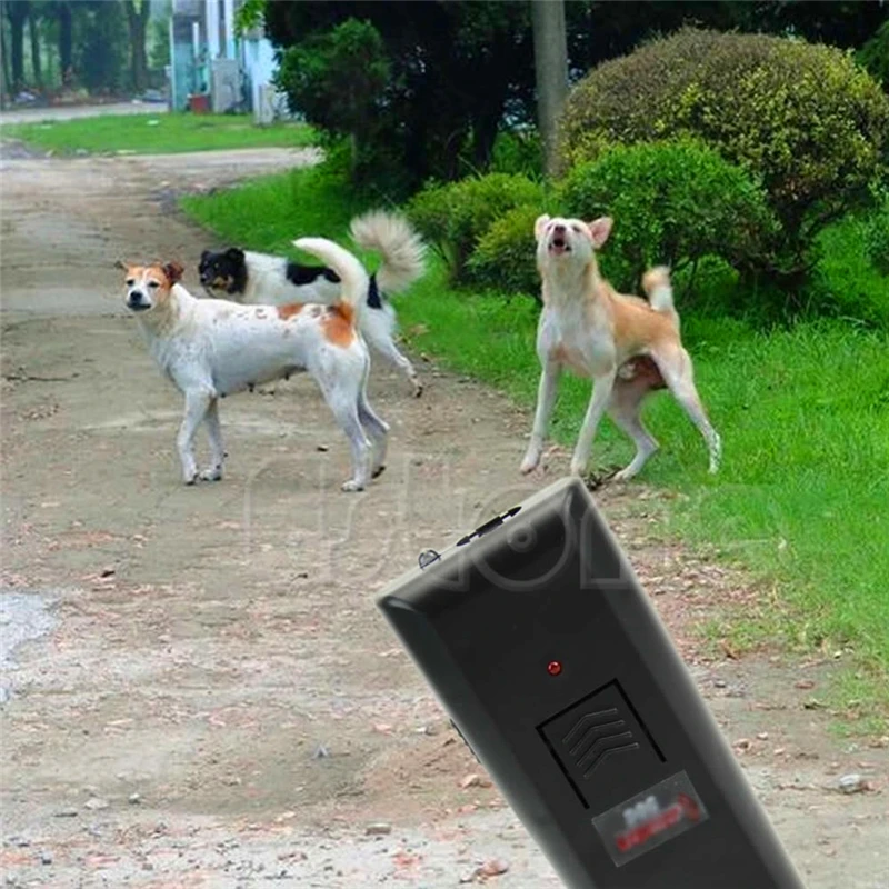 

3 in 1 Anti Barking Stop Bark Dog Training Device Dog Training Repeller Control LED Ultrasonic Anti Bark Barkin