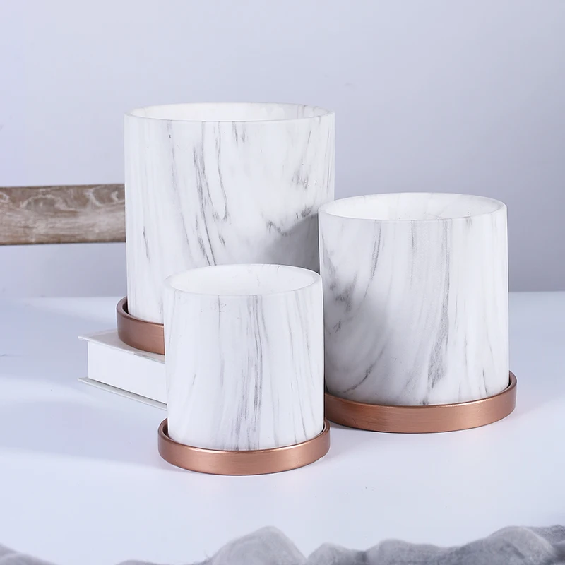 Nordic Ceramic Flower Pot Marbled Succulent Flower Pot with Tray Desktop Decoration Home Garden Decoration
Nordic Ceramic Flower Pot Marbled Succulent Flower Pot with Tray Desktop Decoration Home Garden Decoration