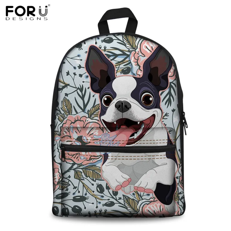 FORUDESIGNS Animal Backpacks Goofy Boston Terrier 3D Print Canvas School Backpack for Teenage Girls Boys Casual Laptop Rucksack
FORUDESIGNS Animal Backpacks Goofy Boston Terrier 3D Print Canvas School Backpack for Teenage Girls Boys Casual Laptop Rucksack