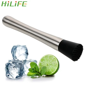 HILIFE Swizzle Stick Stainless Steel Barware Cocktail Shaker Metal Masher Wine Tools Bar Acessories
HILIFE Swizzle Stick Stainless Steel Barware Cocktail Shaker Metal Masher Wine Tools Bar Acessories