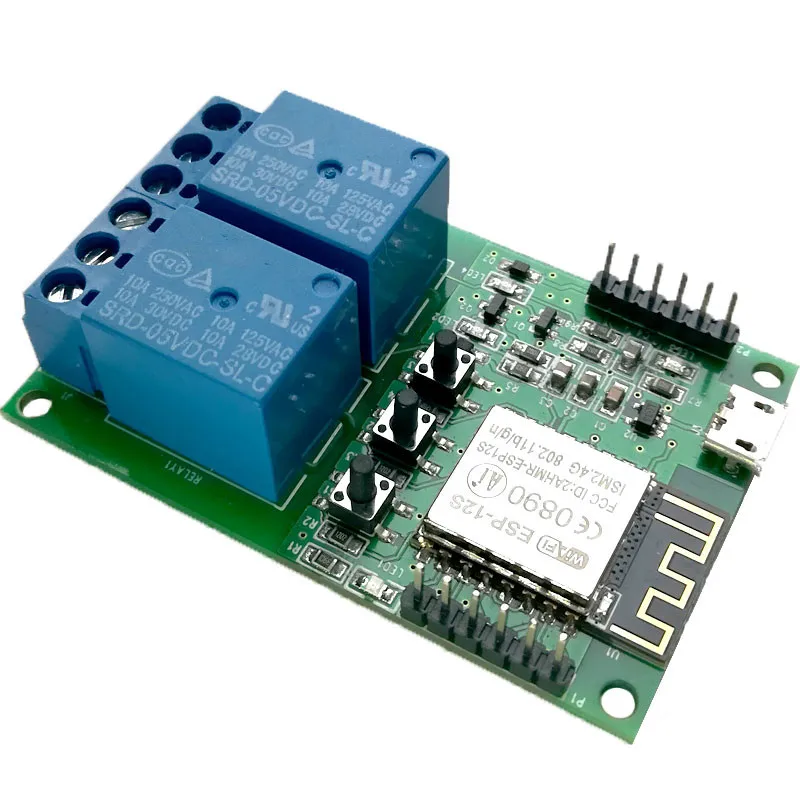 Wifi relay module wireless remote control switch 220V network remote control smart home programmable development
Wifi relay module wireless remote control switch 220V network remote control smart home programmable development