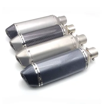 51mm Inlet Universal motorcycle exhaust scape moto muffler Pipe with DB killer FOR yamaha r3 r6 exhaust virago 535 BMW r1200rt
51mm Inlet Universal motorcycle exhaust scape moto muffler Pipe with DB killer FOR yamaha r3 r6 exhaust virago 535 BMW r1200rt