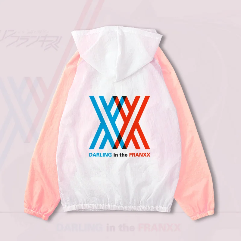 Anime Darling In The Franxx Cosplay Sun Protective Hoodie Summer Ultralight Anti-uv Thin Girls Hooded Jacket Kawaii Cute Coat
Anime Darling In The Franxx Cosplay Sun Protective Hoodie Summer Ultralight Anti-uv Thin Girls Hooded Jacket Kawaii Cute Coat