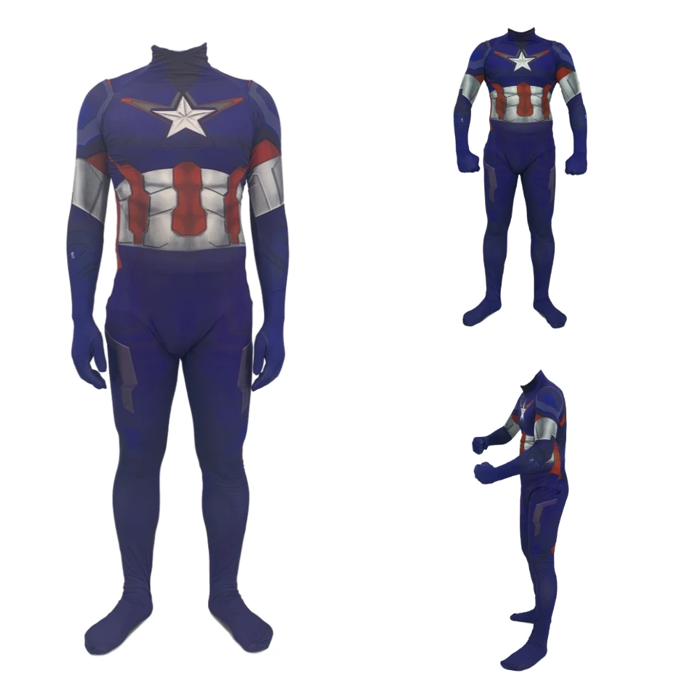 2019 Avengers Endgame Quantum Realm Cosplay Costume Superhero Captain America Captain Marvel Zentai for kid and Adults
2019 Avengers Endgame Quantum Realm Cosplay Costume Superhero Captain America Captain Marvel Zentai for kid and Adults