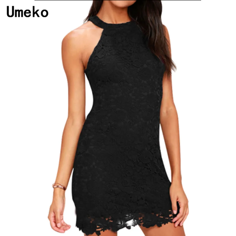 Umeko Summer Dress Women Halter Neck Sleeveless Casual Lace Mini Dress Short Sexy Office Lady Vestido robe femme
Umeko Summer Dress Women Halter Neck Sleeveless Casual Lace Mini Dress Short Sexy Office Lady Vestido robe femme