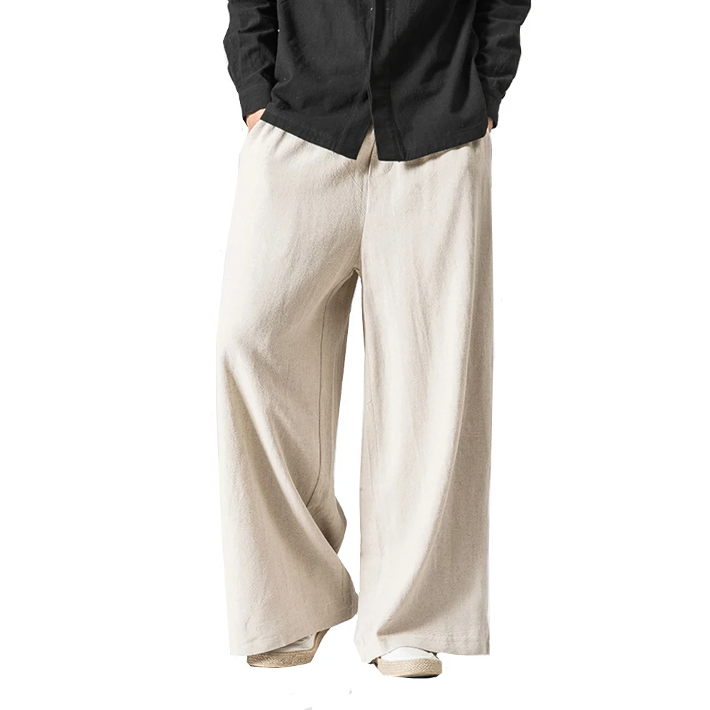 Men/Women Wide Leg Pants Vintage Casual Trouser 2018 Autumn New Cotton Linen Elastic Waist Loose Plus Size Solid Color Pants 5XL
Men/Women Wide Leg Pants Vintage Casual Trouser 2018 Autumn New Cotton Linen Elastic Waist Loose Plus Size Solid Color Pants 5XL