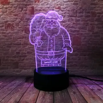 3D Illusion Led Lamp Colorful Nightlight Glow in the Dark Luminous Santa Clause Action & Toy Figures Christmas Xmas Gift
3D Illusion Led Lamp Colorful Nightlight Glow in the Dark Luminous Santa Clause Action & Toy Figures Christmas Xmas Gift