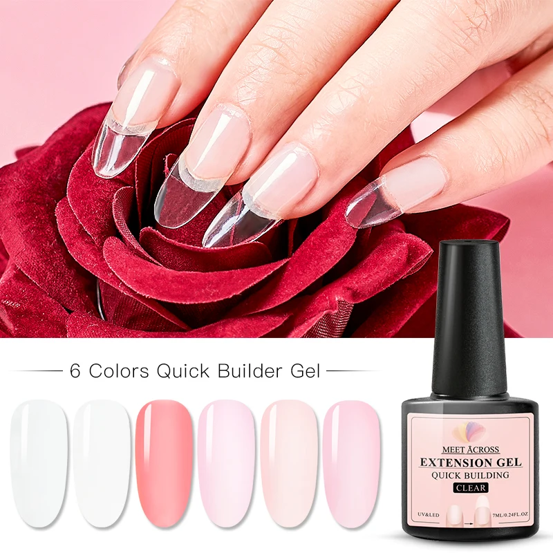 MEET ACROSS 7ml Quick Poly Extension Gel Clear Pink White Nude Nail Tips Building Gel Jelly Acrylic Finger Nail Art Poly Lacquer
MEET ACROSS 7ml Quick Poly Extension Gel Clear Pink White Nude Nail Tips Building Gel Jelly Acrylic Finger Nail Art Poly Lacquer