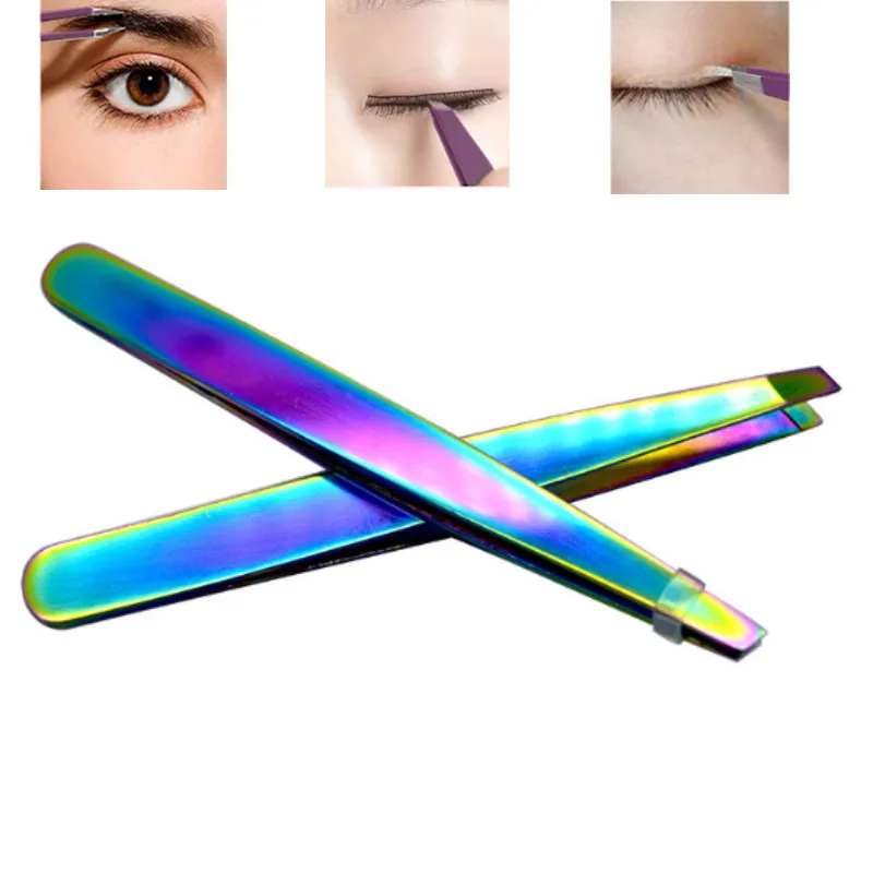 1PC Colorful Stainless Steel Eyebrow Clip Brow Trimmer Face Hair Removal False Eyelash Tweezers Beauty Tools
1PC Colorful Stainless Steel Eyebrow Clip Brow Trimmer Face Hair Removal False Eyelash Tweezers Beauty Tools