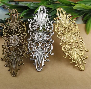 BASEHOME 10pcs/lot 35x87mm Vintage Retro Copper Flower Charms Pendant Jewelry Findings DIY Fashion Jewelry Handmade Material 
BASEHOME 10pcs/lot 35x87mm Vintage Retro Copper Flower Charms Pendant Jewelry Findings DIY Fashion Jewelry Handmade Material
