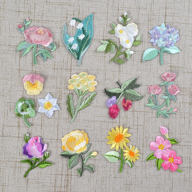 AHYONNIEX Small Flowers and Plants Embroidery For Clothing Patch Decals All-match DIY Jeans Hole Repair Decoration Applique
AHYONNIEX Small Flowers and Plants Embroidery For Clothing Patch Decals All-match DIY Jeans Hole Repair Decoration Applique