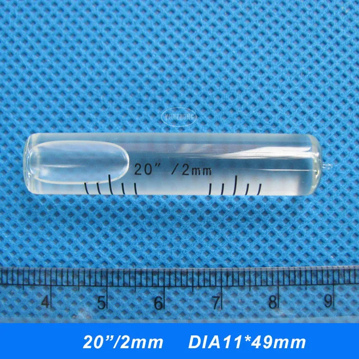 QASE 11*49MM 20"/2mm Level Bubble Cylindrical bubble levels Blister Submit Levels Special glass vial level
QASE 11*49MM 20"/2mm Level Bubble Cylindrical bubble levels Blister Submit Levels Special glass vial level