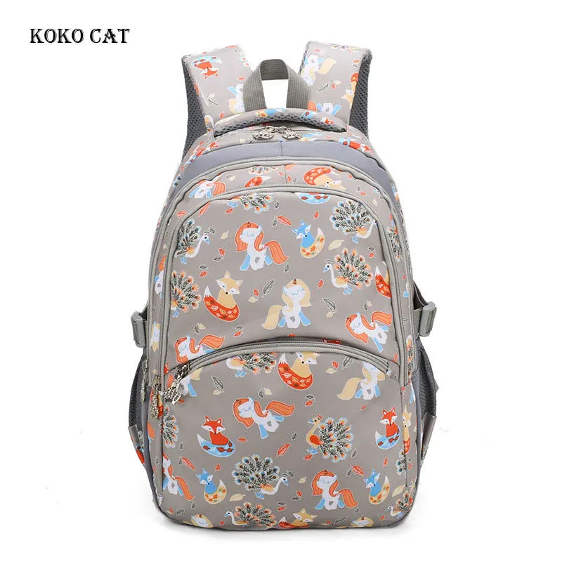 Primary School Backpacks Multi-compartment Travel Rucksack Animals Printed Cartoon Canvas Bookbags Teenager Girls Daily Bagpack
Primary School Backpacks Multi-compartment Travel Rucksack Animals Printed Cartoon Canvas Bookbags Teenager Girls Daily Bagpack
