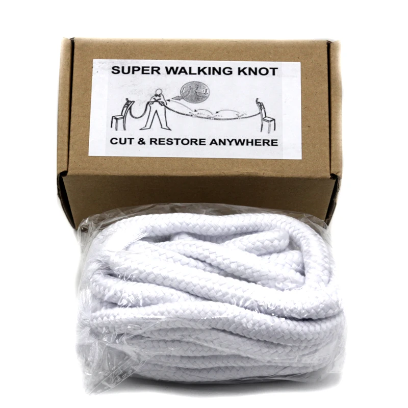 Super Walking Knot - White Magic Tricks Magician Stage Illusion Funny Gimmick Mentalism Classic Toys Cut Rope Restore Magic
Super Walking Knot - White Magic Tricks Magician Stage Illusion Funny Gimmick Mentalism Classic Toys Cut Rope Restore Magic