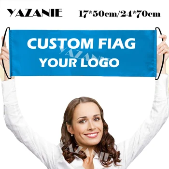 YAZANIE 17*50cm/24*70cm Soft Satin Hand Held Custom Flag for Decoration Promotion Small Any Logo Printing Hand Flags and Banners
YAZANIE 17*50cm/24*70cm Soft Satin Hand Held Custom Flag for Decoration Promotion Small Any Logo Printing Hand Flags and Banners