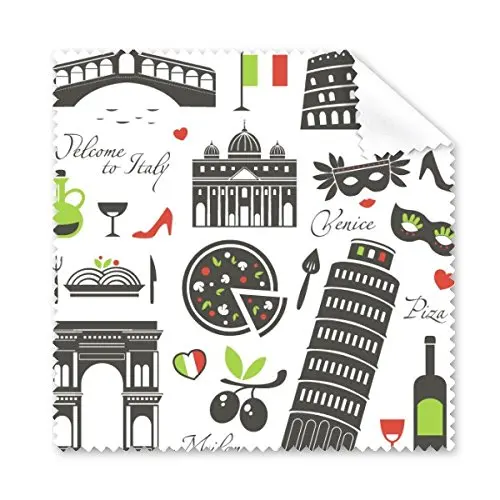 Italy Landscape Customs Landmark National Flag Resident Diet Pattern Glasses Cloth Cleaning Cloth Phone Screen Cleaner 5pcs
Italy Landscape Customs Landmark National Flag Resident Diet Pattern Glasses Cloth Cleaning Cloth Phone Screen Cleaner 5pcs