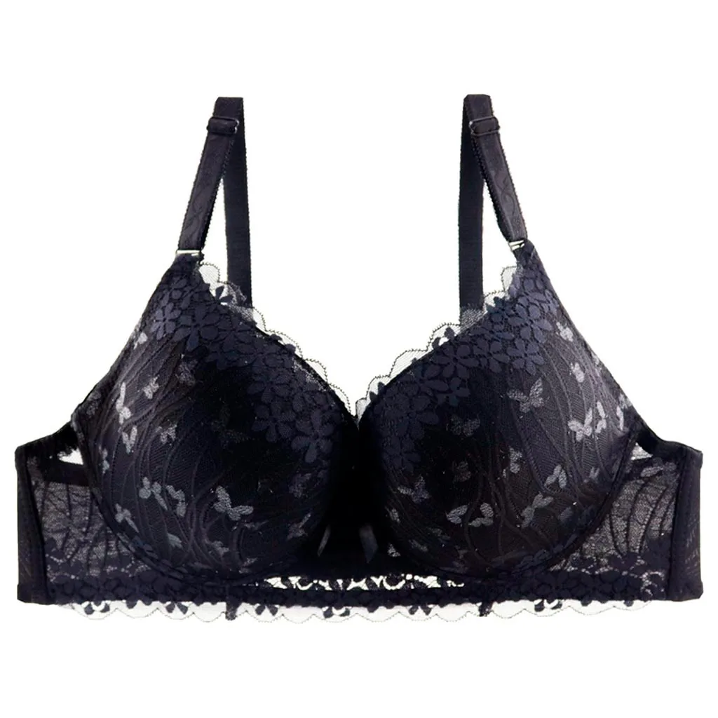 2019 ORLVS New Women Steel Ring Bra Sexy Lace Floral Underwear Gathered Adjustable Bra нижнее белье free shipping y3
2019 ORLVS New Women Steel Ring Bra Sexy Lace Floral Underwear Gathered Adjustable Bra нижнее белье free shipping y3