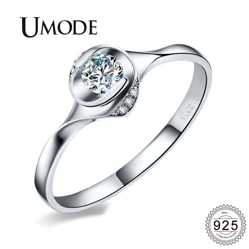UMODE Luxury Real 925 Sterling Silver Rings for Women CZ Crystal Finger Rings Wedding Party Fashion Jewelry Femme Gifts ULR0705
UMODE Luxury Real 925 Sterling Silver Rings for Women CZ Crystal Finger Rings Wedding Party Fashion Jewelry Femme Gifts ULR0705