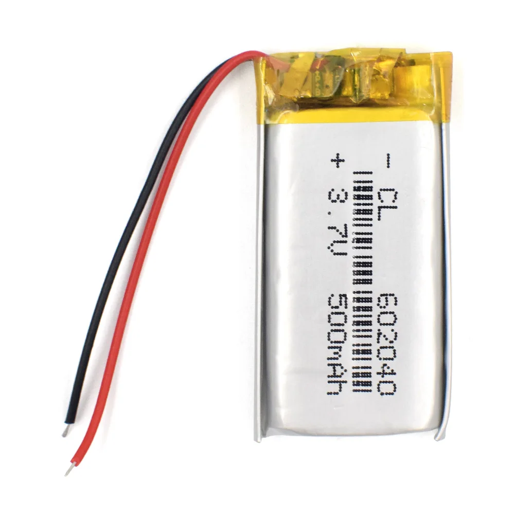 3.7V 500mAH 602040 polymer lithium ion / Li-ion Rechargeable battery With PCB for dvd GPS mp3 mp4 PSP PDA Smart Watch
3.7V 500mAH 602040 polymer lithium ion / Li-ion Rechargeable battery With PCB for dvd GPS mp3 mp4 PSP PDA Smart Watch