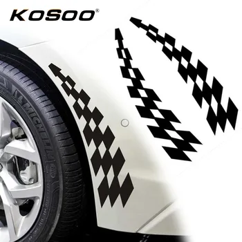 KOSOO 2PCS Auto Vehicle Car Decals Wheel Eyebrow Checkered Flags Safety Reflector Vinyl Stickers Prevention Of Scratch Styling
KOSOO 2PCS Auto Vehicle Car Decals Wheel Eyebrow Checkered Flags Safety Reflector Vinyl Stickers Prevention Of Scratch Styling