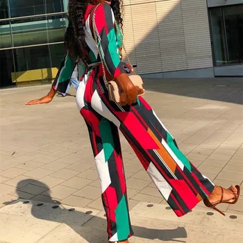 2019 Colorful Striped Print Loose Jumpsuit Women African V-Neck Long Sleeve One Piece Overall Skinny Party Casual Jumpsuit
2019 Colorful Striped Print Loose Jumpsuit Women African V-Neck Long Sleeve One Piece Overall Skinny Party Casual Jumpsuit