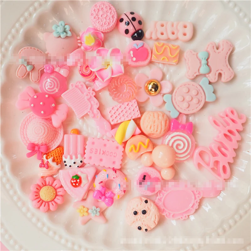 40/60/100 Pcs Slime Charms Girls Sweet Pink Resin Flatback Slime Accessories Beads Making Supplies For DIY Scrapbooking Crafts
40/60/100 Pcs Slime Charms Girls Sweet Pink Resin Flatback Slime Accessories Beads Making Supplies For DIY Scrapbooking Crafts
