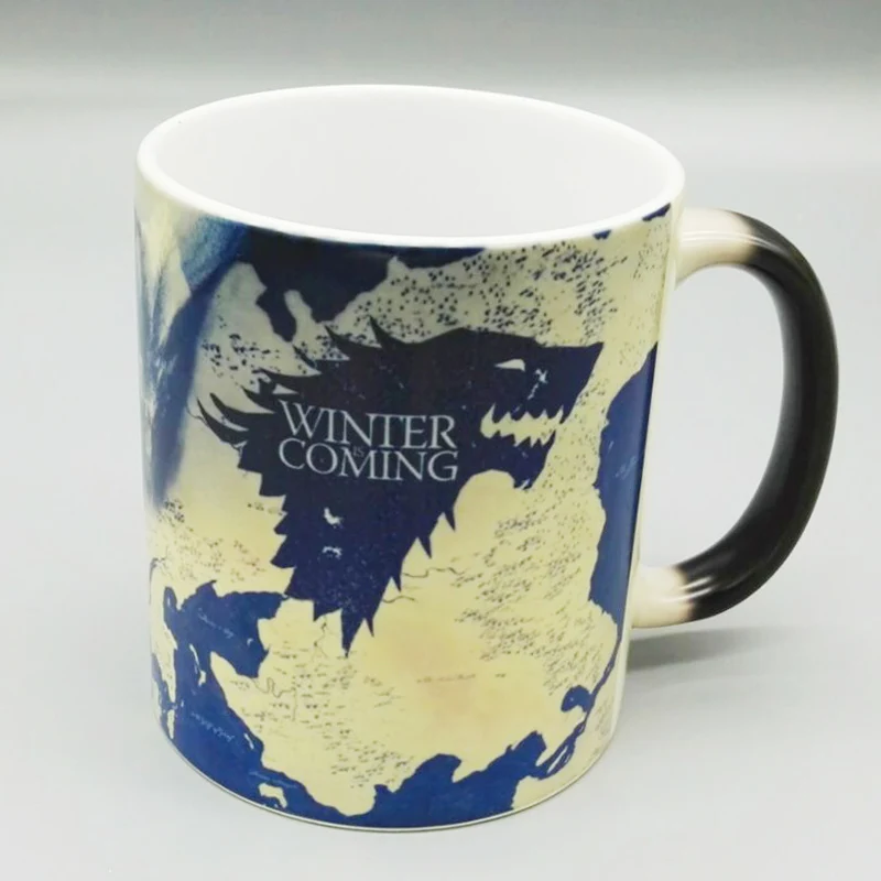 Drop shipping Game of Thrones Magic mugs Stark Arryn Lannister Coffee Mug Color Changing Ceramic Cup surprise gift
Drop shipping Game of Thrones Magic mugs Stark Arryn Lannister Coffee Mug Color Changing Ceramic Cup surprise gift
