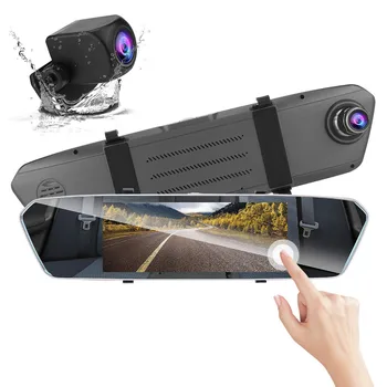 Car Camera Recorder 7“ Mirror Dash Cam Screen 1080P Rearview Front Rear Dual Lens Reversing Camera Autofahrerschreiber ##4
Car Camera Recorder 7“ Mirror Dash Cam Screen 1080P Rearview Front Rear Dual Lens Reversing Camera Autofahrerschreiber ##4