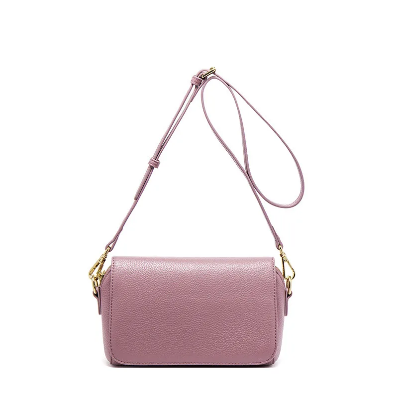 NAWO Leather Messenger Bag for Women