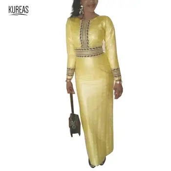 Kureas Women African Clothes Long Dress Patchwork Maxi Dresses Long Sleeves Gown High Waist
Kureas Women African Clothes Long Dress Patchwork Maxi Dresses Long Sleeves Gown High Waist