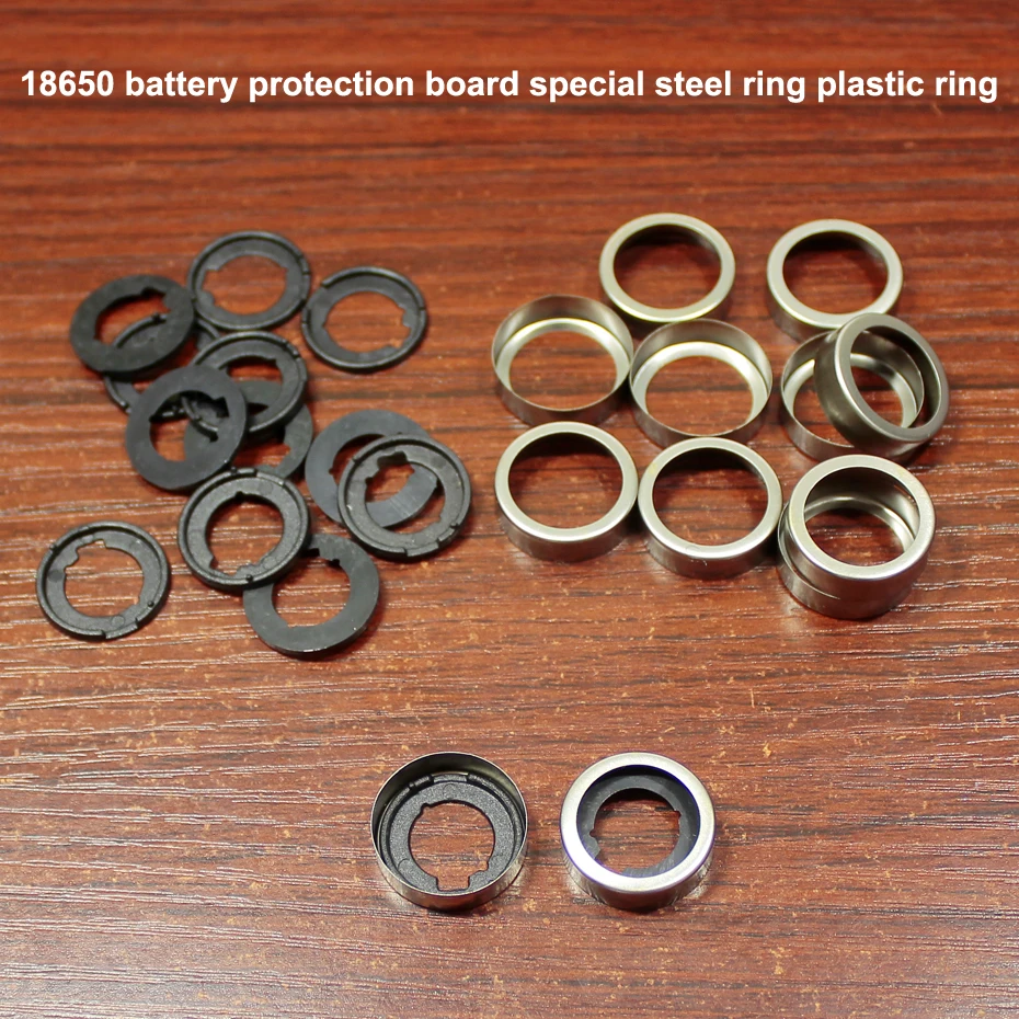 100pcs/lot 18650 Battery Protection Board Stainless Steel Ring Cap Battery Protection Board Rubber Pad Base Rubber Ring
100pcs/lot 18650 Battery Protection Board Stainless Steel Ring Cap Battery Protection Board Rubber Pad Base Rubber Ring