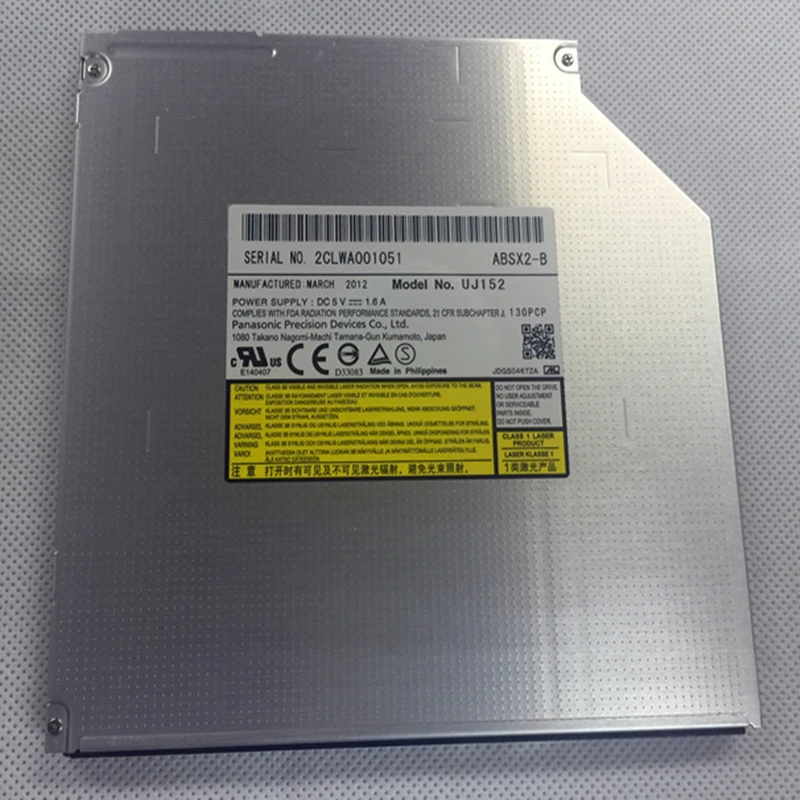 New 9.5MM notebook built-in high-speed Blu-ray CD-ROM BD Blu-ray read DVDRW DRIVE UJ162 UJ152
New 9.5MM notebook built-in high-speed Blu-ray CD-ROM BD Blu-ray read DVDRW DRIVE UJ162 UJ152