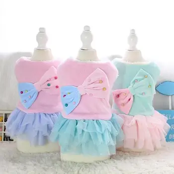 Winter Warm Big Bow Princess Assorted Colors Lace Cute Dog Dress Pet Products Clothes For Dog Pet Dog Clothing Puppy Pet Apparel
Winter Warm Big Bow Princess Assorted Colors Lace Cute Dog Dress Pet Products Clothes For Dog Pet Dog Clothing Puppy Pet Apparel