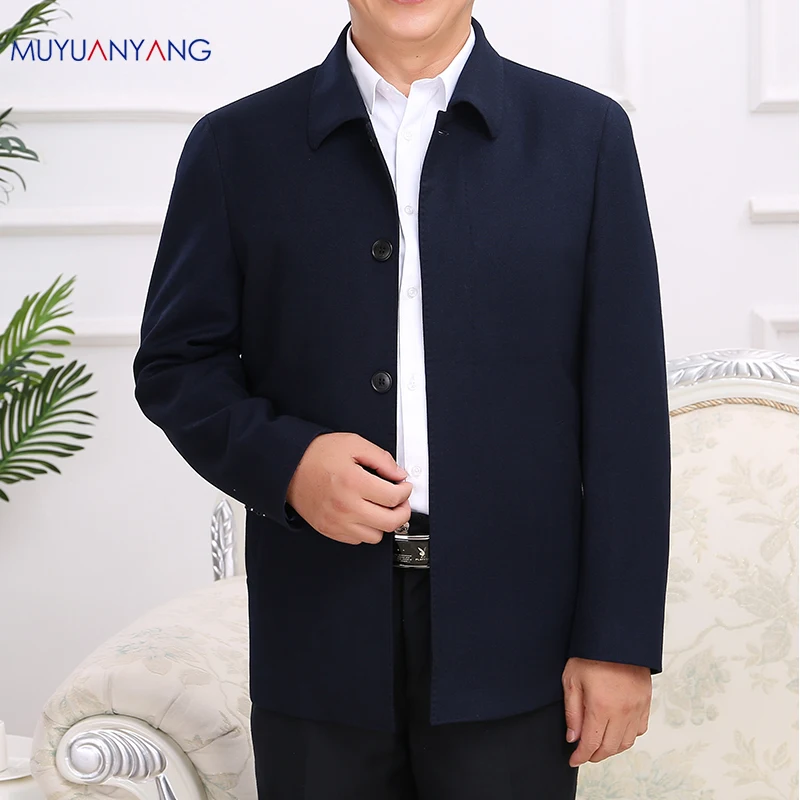 Mu Yuan Yang Men's Jacket High Quality Casual Jacket Fashion Men Coats Solid Color Male Jackets Overcoat Three Color Choices
Mu Yuan Yang Men's Jacket High Quality Casual Jacket Fashion Men Coats Solid Color Male Jackets Overcoat Three Color Choices