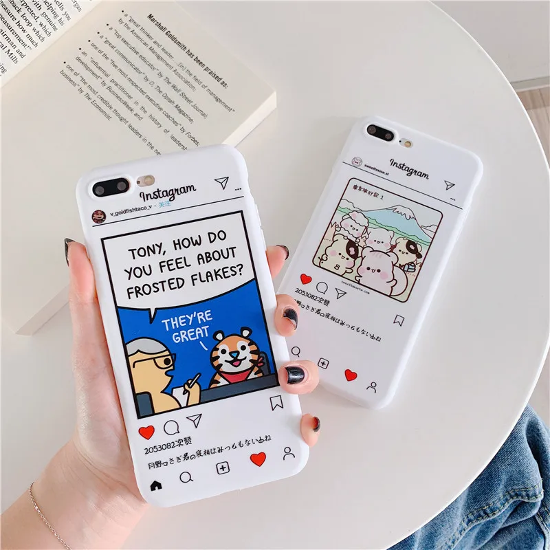 Cute cartoon characters Cover For iPhone X XS MAX XRWhite background text dialog box Ultra-thin TPU Phone Case For iPhone 7 Plus
Cute cartoon characters Cover For iPhone X XS MAX XRWhite background text dialog box Ultra-thin TPU Phone Case For iPhone 7 Plus