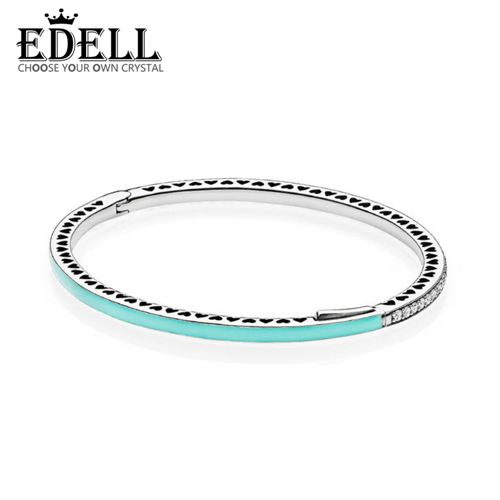 EDELL 100% 925 Sterling silver 1:1 Original Authentic Mint Radiant Hearts #590537EN105 Charm Basic Bracelet Suitable DIY Beaded
EDELL 100% 925 Sterling silver 1:1 Original Authentic Mint Radiant Hearts #590537EN105 Charm Basic Bracelet Suitable DIY Beaded