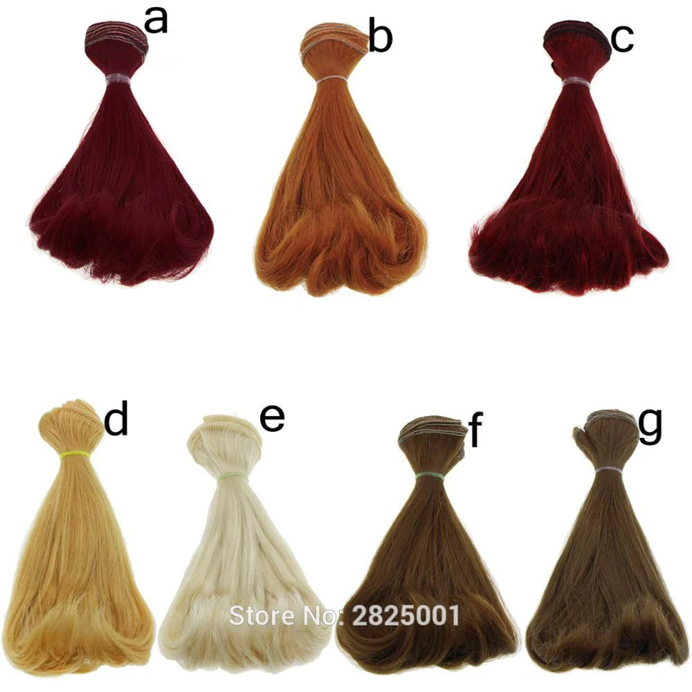 Fashion 1 Pcs 15cm*100cm Handmade Bob Wigs 1/3 1/4 1/6 BJD Pure Multicolor Curly Hair For Barbie Doll Accessories Kids DIY Toy
Fashion 1 Pcs 15cm*100cm Handmade Bob Wigs 1/3 1/4 1/6 BJD Pure Multicolor Curly Hair For Barbie Doll Accessories Kids DIY Toy