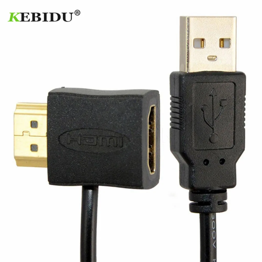 Kebidu Portable 50CM USB 2.0 HDMI Male To Female Adapter Extender Power Supply Connector Cable for 1080P HDTV Male Cable adapter
Kebidu Portable 50CM USB 2.0 HDMI Male To Female Adapter Extender Power Supply Connector Cable for 1080P HDTV Male Cable adapter