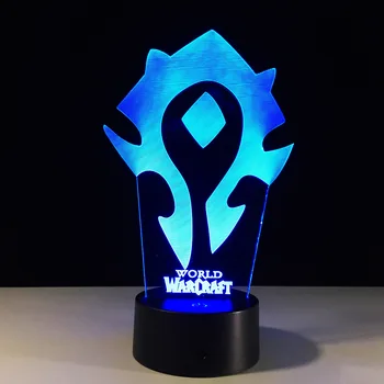 3D Illusion World of Warcraft Shape Night Light Lamp LED Desk Table 7 Color Changing Touch Lamp Children Family Holiday Gift
3D Illusion World of Warcraft Shape Night Light Lamp LED Desk Table 7 Color Changing Touch Lamp Children Family Holiday Gift
