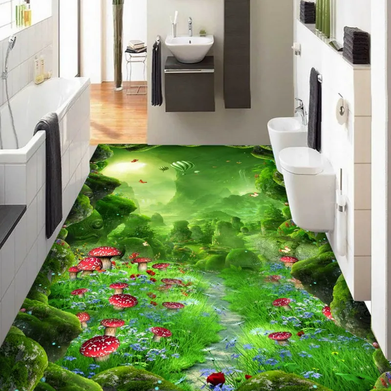 Free Shipping custom Virgin forest dream forest path 3D stereo floor mural Living room kitchen self-adhesive flooring wallpaper
Free Shipping custom Virgin forest dream forest path 3D stereo floor mural Living room kitchen self-adhesive flooring wallpaper