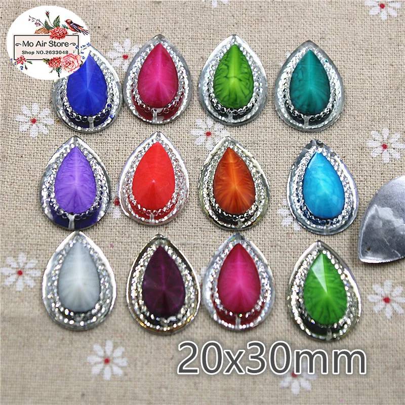 20pcs mix color resin tear drop Resin Flat back Cabochon Art Supply Decoration Charm Craft DIY 20x30mm two hole
20pcs mix color resin tear drop Resin Flat back Cabochon Art Supply Decoration Charm Craft DIY 20x30mm two hole