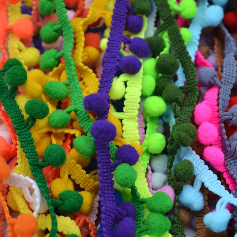 5 Yards Pom Pom Trim Ball Fringe Ribbon 10mm Mini Pearl Pompom DIY Sewing Lace Kintted Fabric Handmade Craft Wedding Decoration
5 Yards Pom Pom Trim Ball Fringe Ribbon 10mm Mini Pearl Pompom DIY Sewing Lace Kintted Fabric Handmade Craft Wedding Decoration
